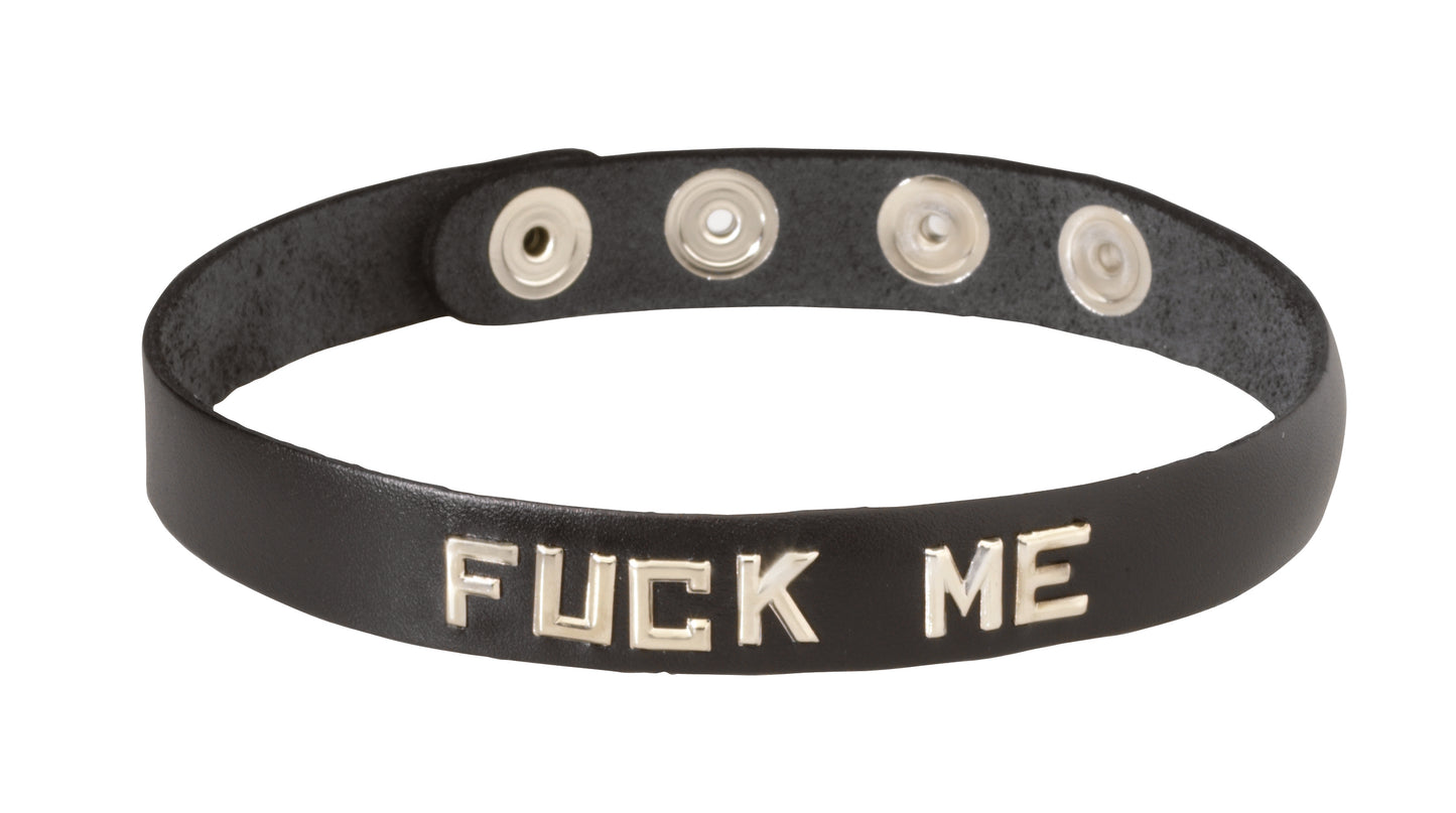 SM COLLAR- FUCK ME