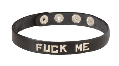 SM COLLAR- FUCK ME