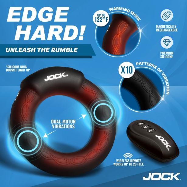 JOCK ENHANCERS RUMBLING & WARMING C-RING MEDIUM
