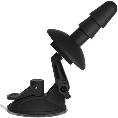VAC U LOCK DELUXE SUCTION CUP PLUG BLACK