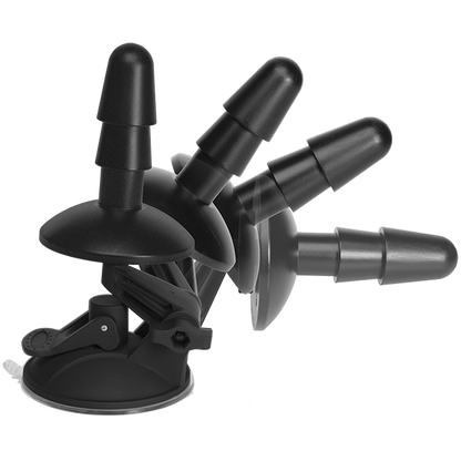 VAC U LOCK DELUXE SUCTION CUP PLUG BLACK