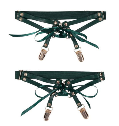 SEX & MISCHIEF INDICA LACED UP GARTERS