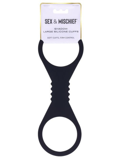 SEX & MISCHIEF SHADOW LARGE SILICONE CUFFS