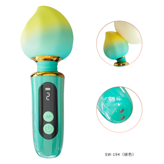 ピンクピーチバイブ360度回転し、広範囲のマッサージで快感が次々と押し寄せ、甘美な夢の世界へと誘います。