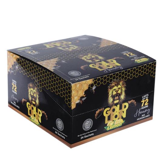 GOLD LION HONEY LEMON 24PC DISPLAY (NET)