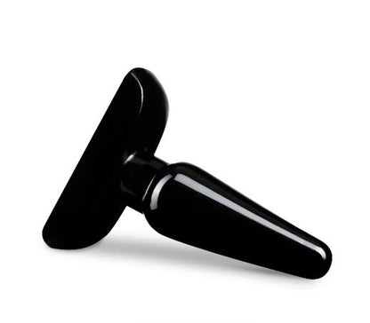 ANAL ADVENTURES BASIC ANAL PLUG - SMALL - BLACK
