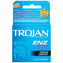TROJAN ENZ (LUBED) 3PK