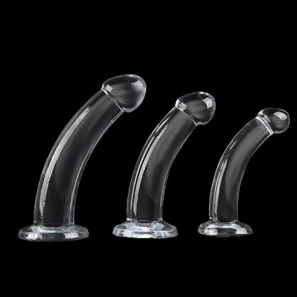 透明アナルプラグ人体に優しいデザインをしています