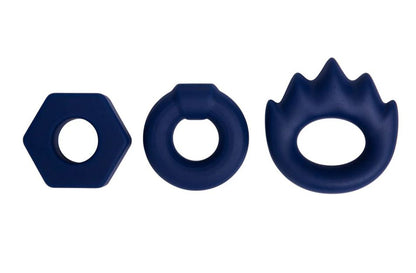 LIQUID SILICONE COCK RING SET 3