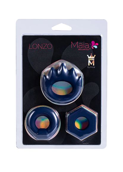 LIQUID SILICONE COCK RING SET 3