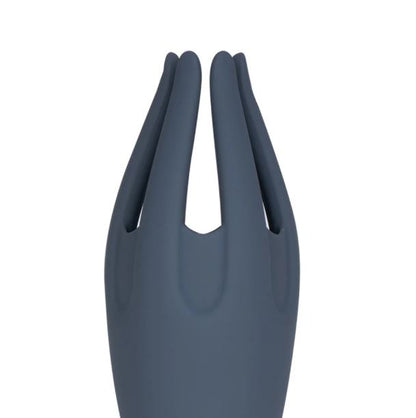 LEO GREY SILICONE TICKLING VIBRATOR