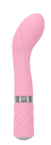 PILLOW TALK SASSY G SPOT VIBE W/SWAROVSKI CRYSTAL PINK