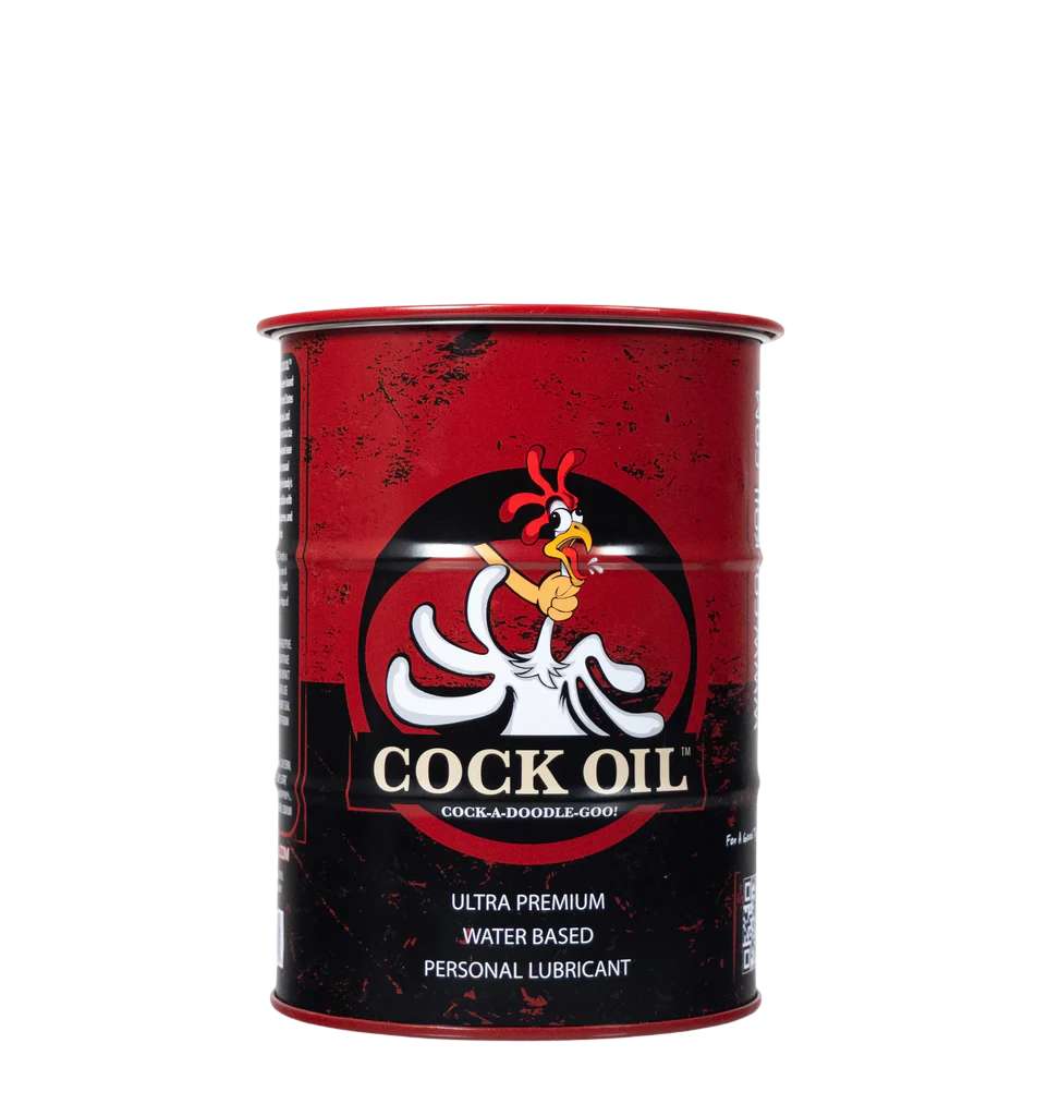 Collector’s Edition Cock Oil Branded Drum – Empty