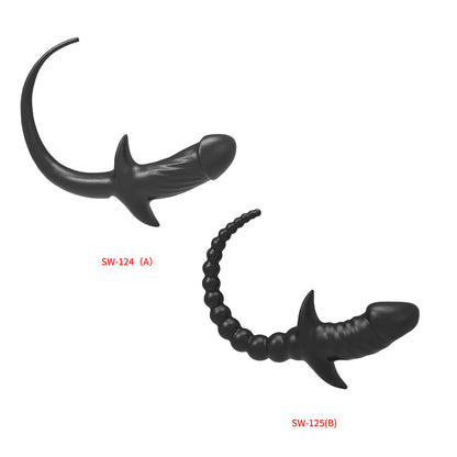 尻尾付アナルバイブリアルなペニス形状