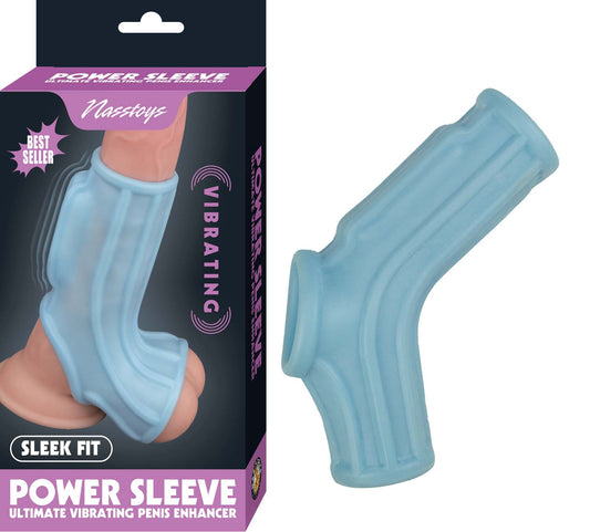 VIBRATING POWER SLEEVE SLEEK FIT - BLUE
