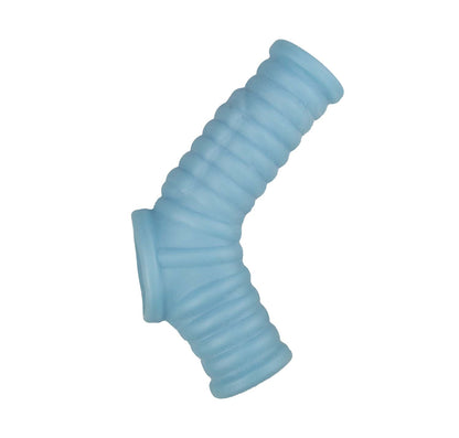 VIBRATING POWER SLEEVE RIBBED FIT - BLUE