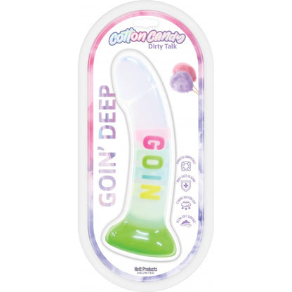 COTTON CANDY GOIN DEEP 7 DILDO SILICONE "