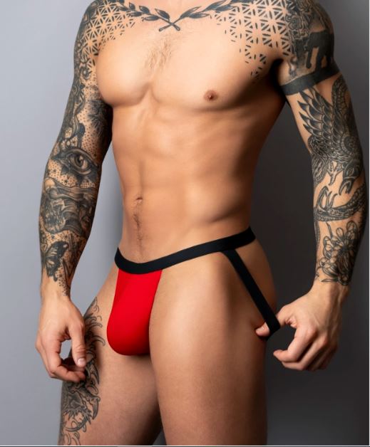 HOT MESH JOCK BLACK L/XL