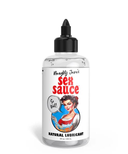 SS NAUGHTY JANES SEX SAUCE NATURAL LUBE 8 OZ