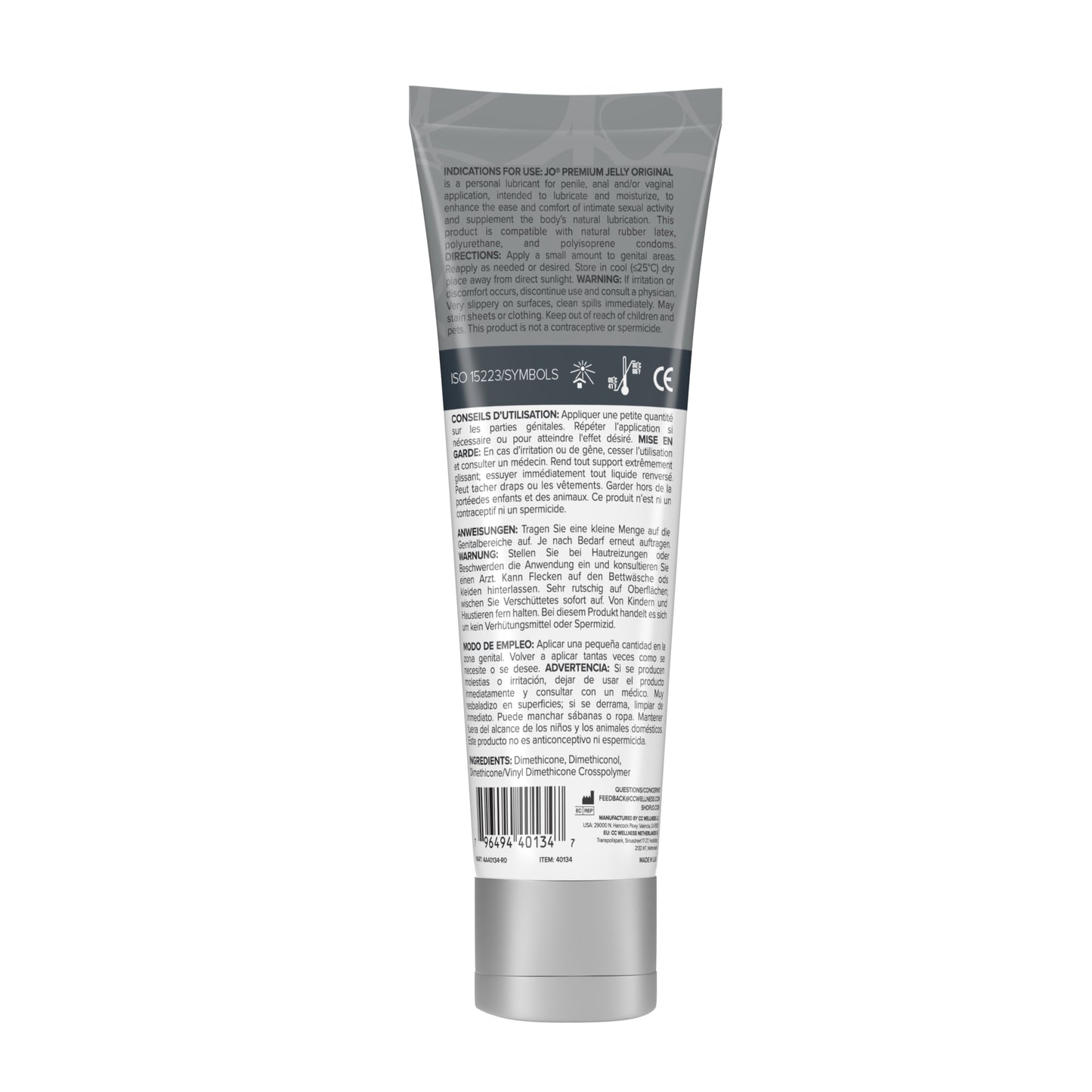 JO PREMIUM JELLY ORIGINAL 4 OZ