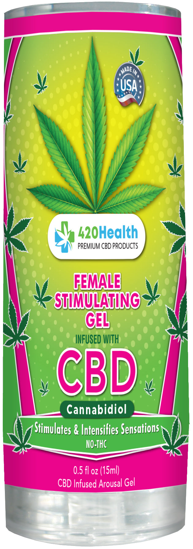 420 HEALTH CBD STIMULATING GEL SAMPLE PACKET 50PC FISH BOWL