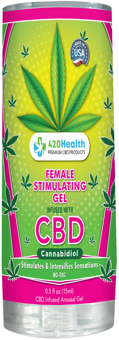 420 HEALTH CBD STIMULATING GEL SAMPLE PACKET 50PC FISH BOWL