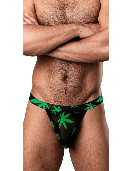 HAZY DAYZ MICRO THONG POTLEAF S/M