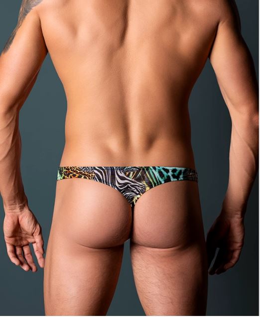 GO WILD! THONG W/RINGS L/XL