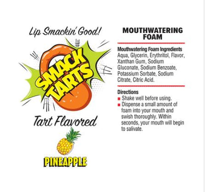 SMACK TARTS MOUTHWATERING FOAM SOUR PINEAPPLE 2.7oz