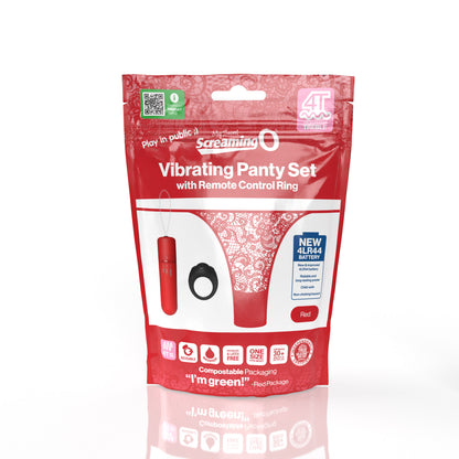 SCREAMING O MY SECRET 4T PANTY VIBE RED (TREBLE)