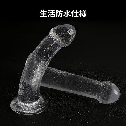 透明アナルプラグ人体に優しいデザインをしています