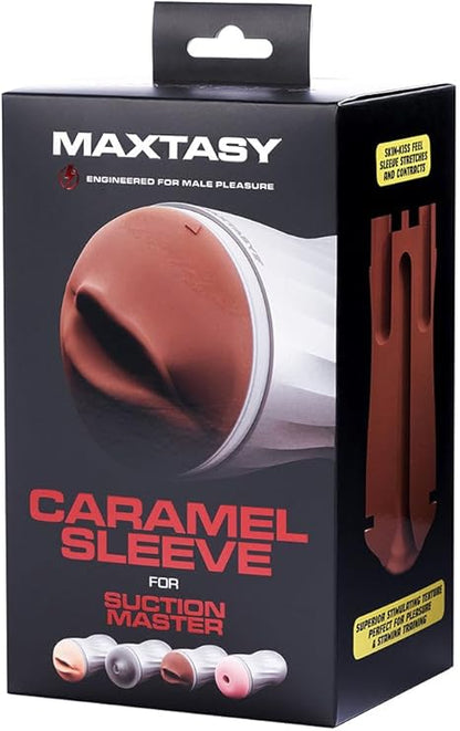 MAXTASY SUCTION SLEEVE REALISTIC CARAMEL REPLACEMENT