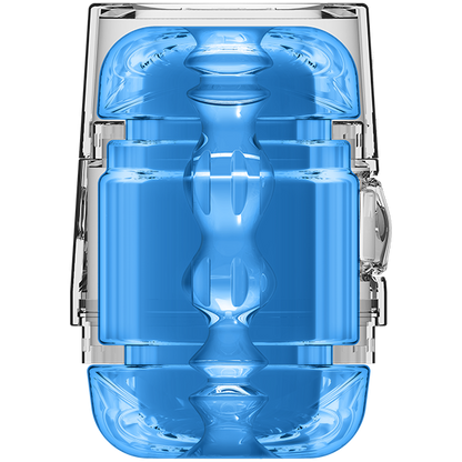 MAIN SQUEEZE POP OFF OPTIX CRYSTAL BLUE STROKER