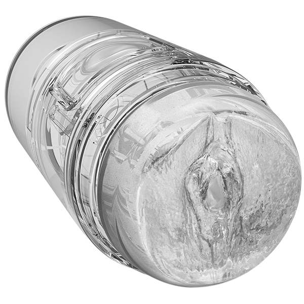 MAIN SQUEEZE POP OFF OPTIX PUSSY & ASS CRYSTAL STROKER