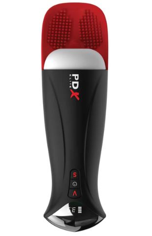 PDX ELITE FUCK-O-MATIC PRO XL WHITE/RED