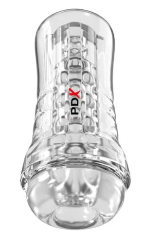 PDX ELITE VIEWTUBE SEE-THRU EZ/GRIP STROKER CLEAR