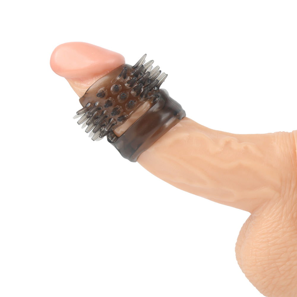 ハリネズミリング360°から突起による刺激を与える