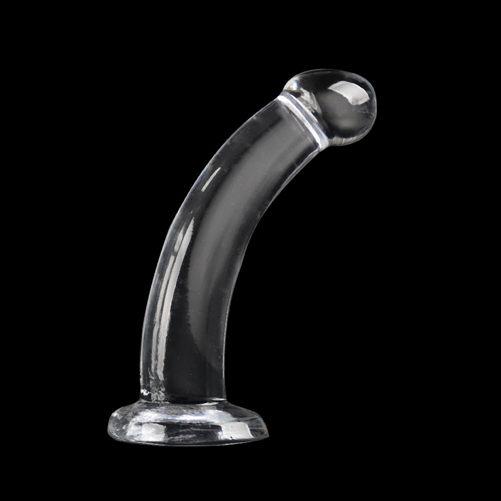 透明アナルプラグ人体に優しいデザインをしています