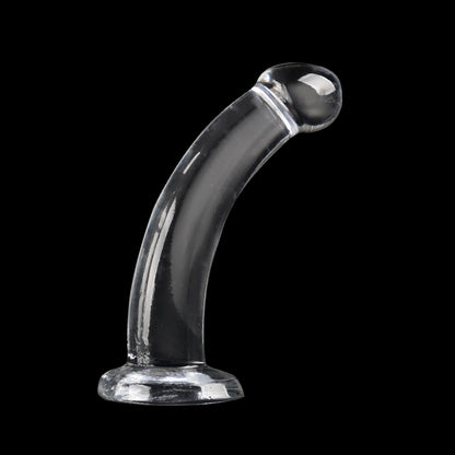 透明アナルプラグ人体に優しいデザインをしています