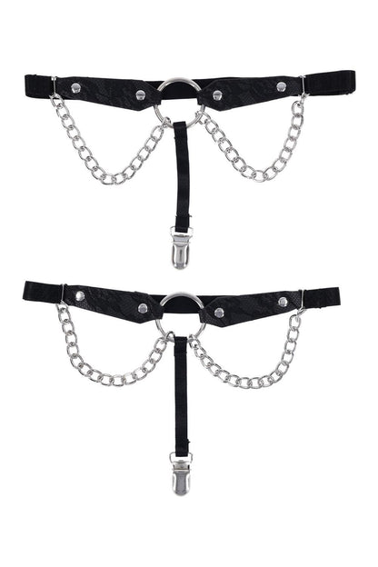 LACE CHAIN LACE GARTERS
