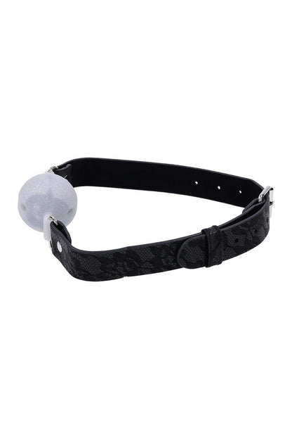 LACE BREATHABLE BALL GAG SILICONE