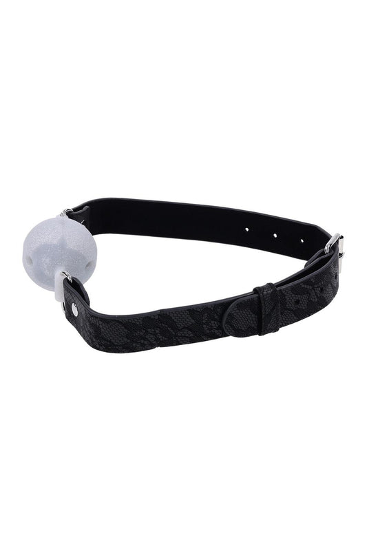 LACE BREATHABLE BALL GAG SILICONE