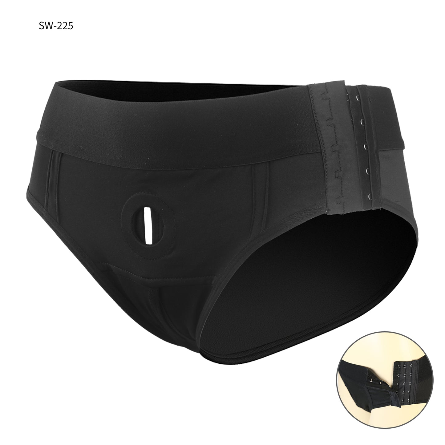 ニットの装着パンツ