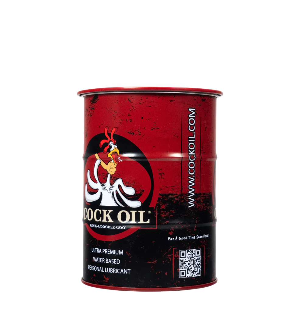 Collector’s Edition Cock Oil Branded Drum – Empty