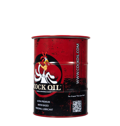 Collector’s Edition Cock Oil Branded Drum – Empty