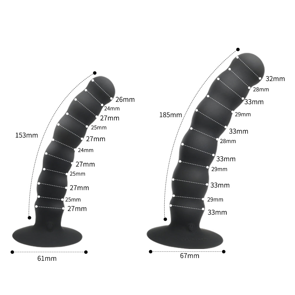 螺旋状アナルプラグ 膣とアナルの両方に使用可能