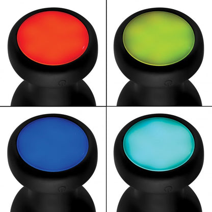 BOOTY SPARKS SILICONE LED PLUG VIBRATING MEDIUM