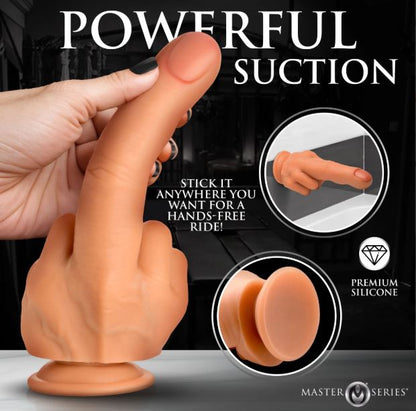 MASTER SERIES THE FINGER SILICONE DILDO
