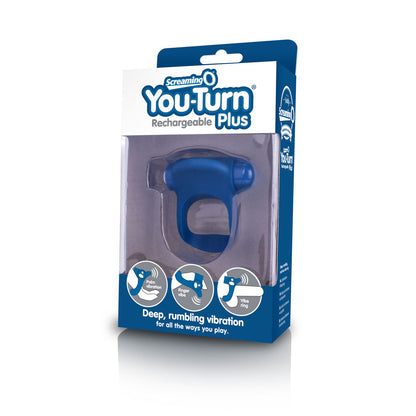 SCREAMING O CHARGED YOU TURN PLUS BLUEBERRY COCK RING
