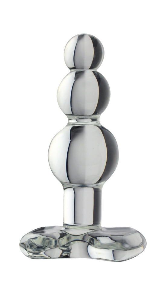 BEADED ANAL PLUG CLEAR